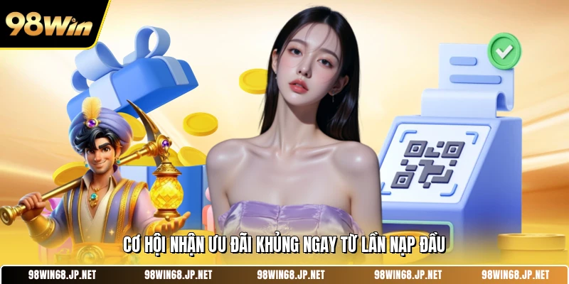 Cơ hội nhận ưu đãi khủng ngay từ lần nạp đầu