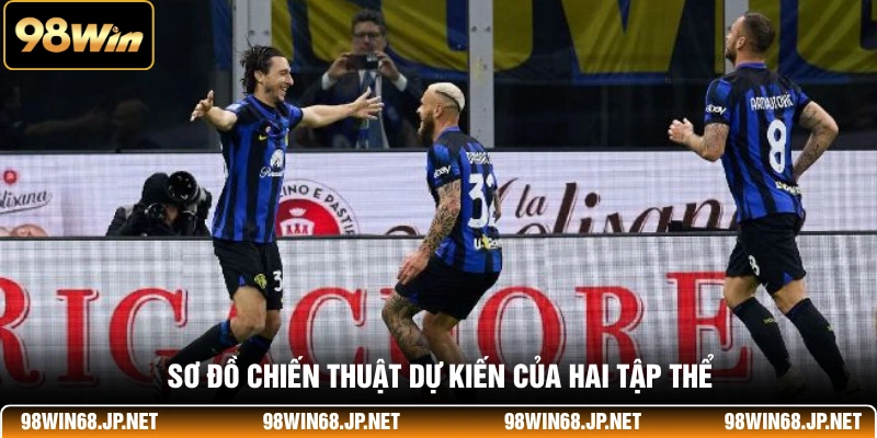 Sơ đồ chiến thuật dự kiến của hai tập thể