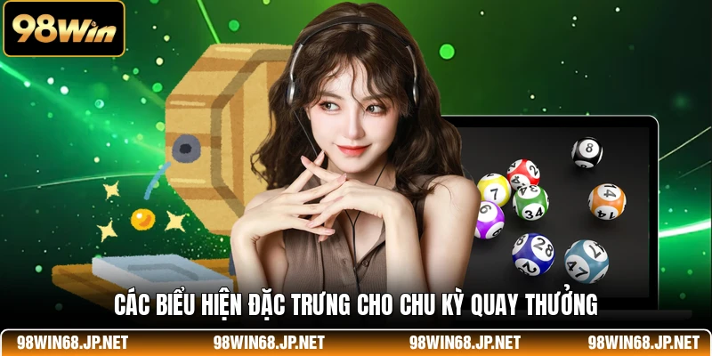 Các biểu hiện đặc trưng cho chu kỳ quay thưởng